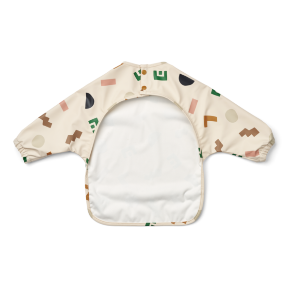 Cape-Lätzchen "Merle Cape Bib - graphic alphabet/sandy" – Bild 2