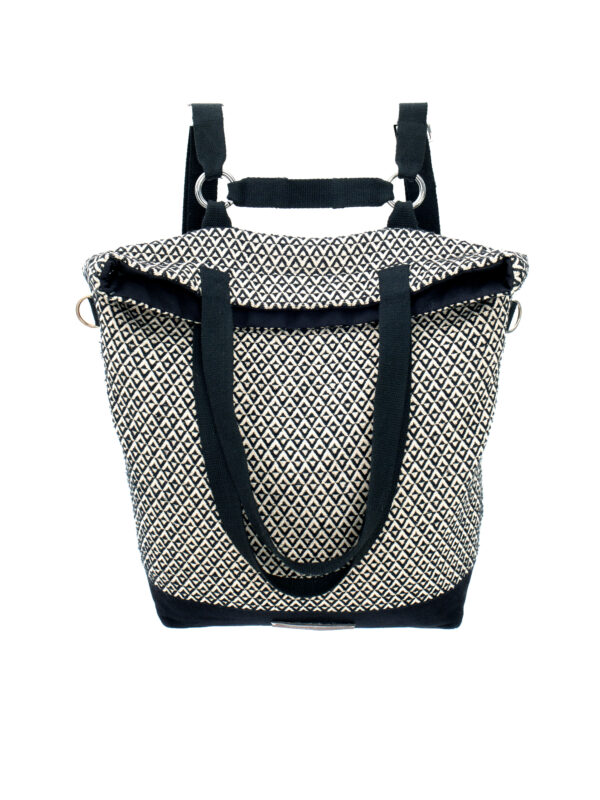 Wickeltasche "classic diaper bag road trip - off-white pattern" – Bild 4