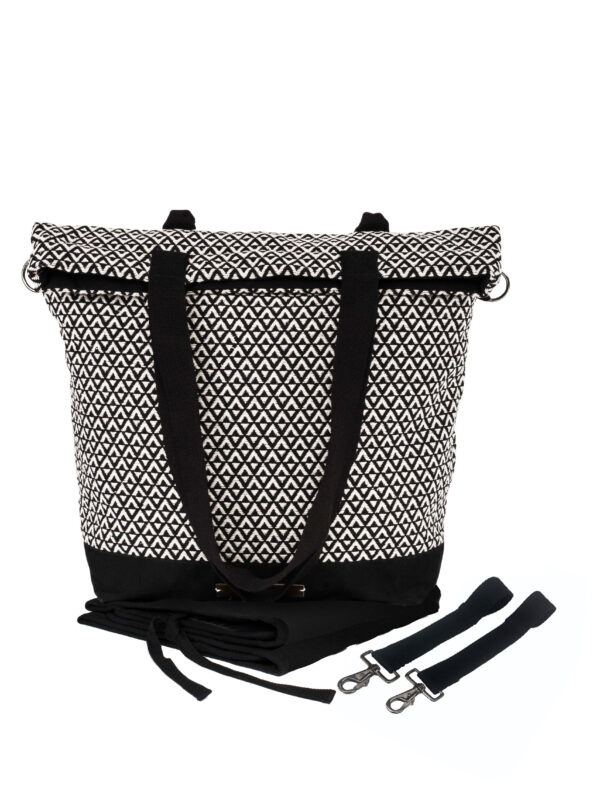 Wickeltasche "classic diaper bag road trip - off-white pattern" – Bild 3