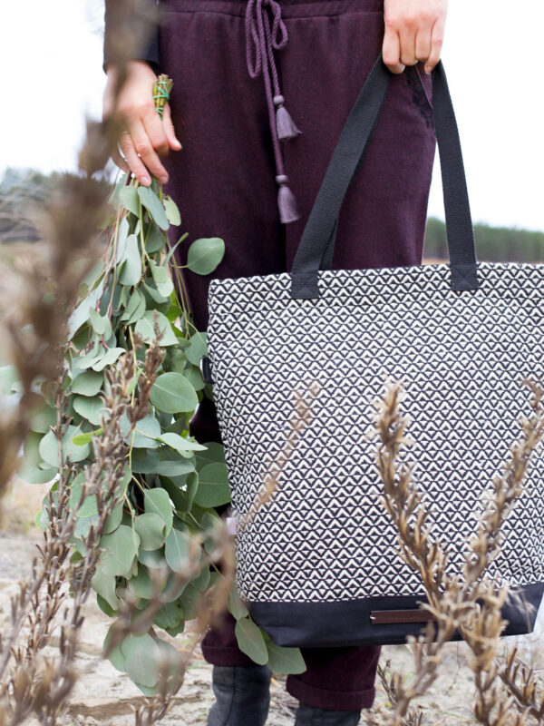 Wickeltasche "classic diaper bag road trip - off-white pattern" – Bild 2