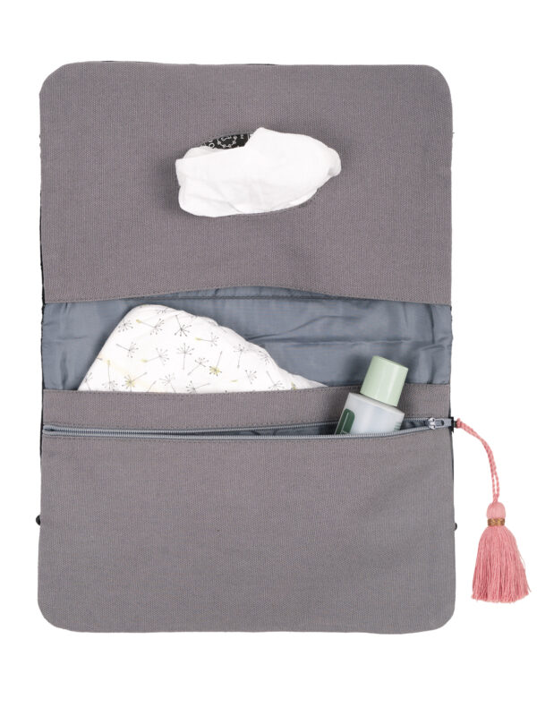 Windeltasche "Diaper clutch island magic - blue / off white" – Bild 2