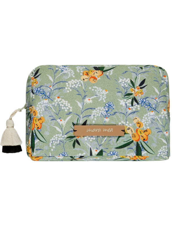 Kulturtasche "toilet bag matcha time - sage green"