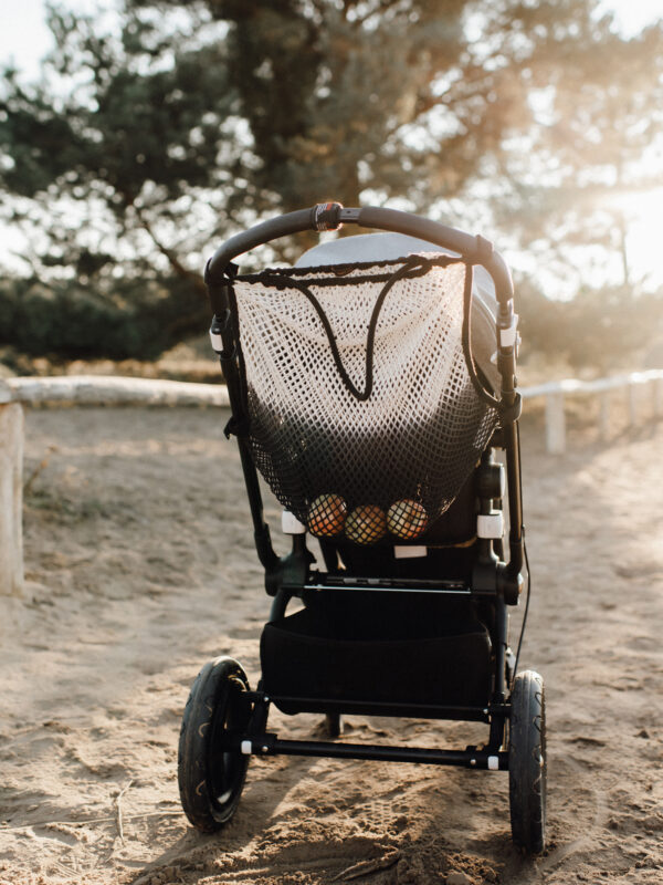 Kinderwagen-Netz "stroller net black bear - black dip dye" – Bild 4